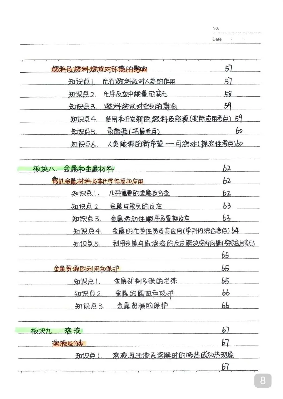初中化学 中考化学状元笔记(142页).pdf-第10张图片-四季读书网