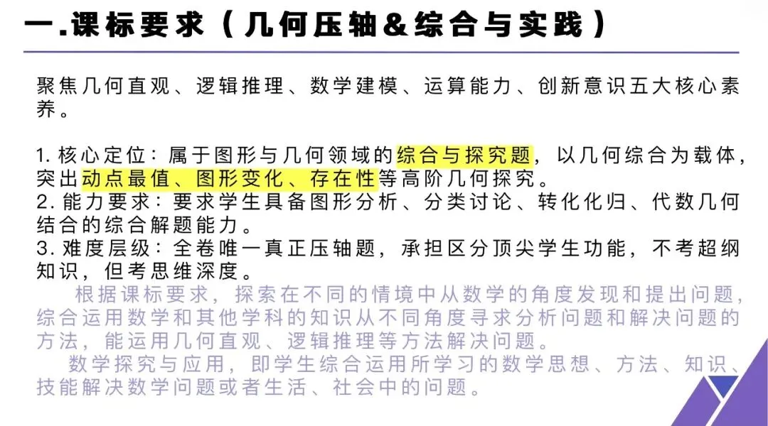 陕西中考数学二轮备考(几何压轴) 第1张