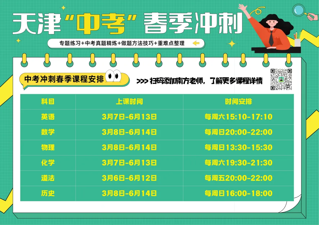 2011-2025天津中考二模卷汇总(可下载) 第3张