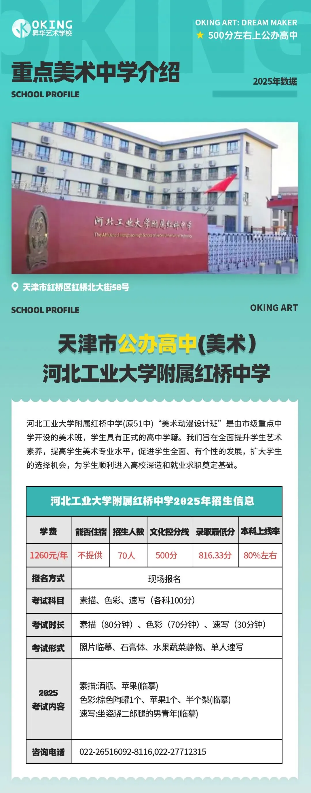 最后20天!2026年天津美术中考终极攻略:文化课500分左右也能上高中! 第12张