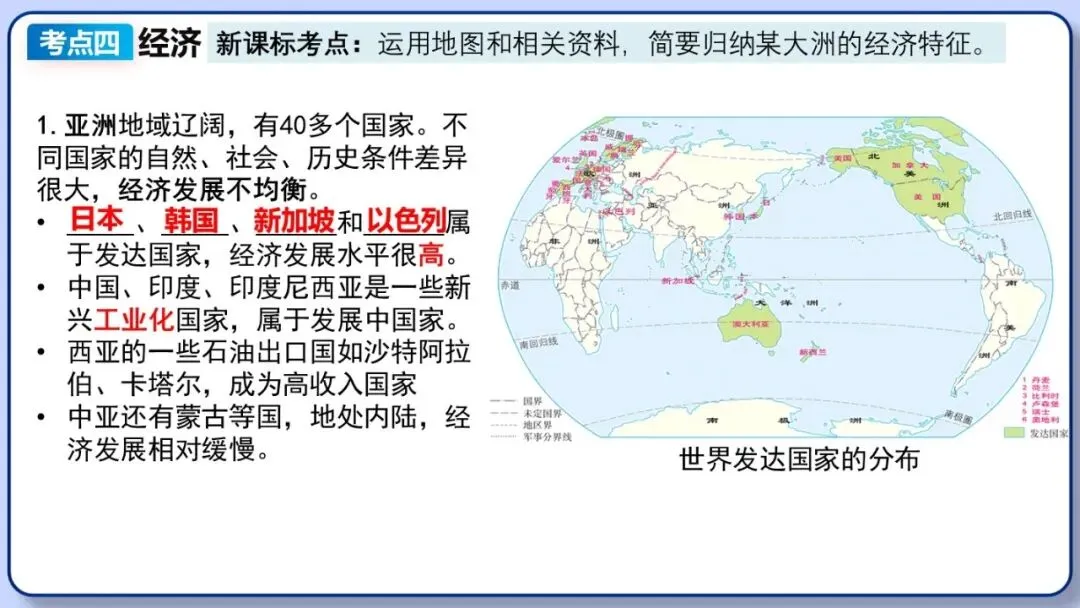 2026年中考地理复习专题八:认识大洲(湘教版)-第20张图片-四季读书网