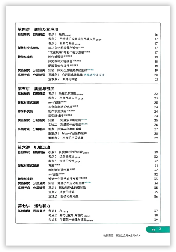 【2026】《初中物理•鼎成中考通-分层学案》中考(人教版),超全知识点梳理、例题解析! 第5张