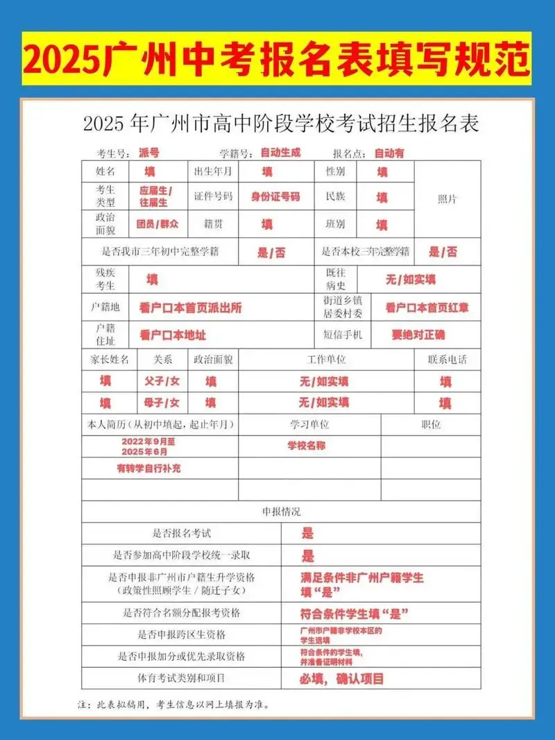2026中考报名来了——常见问题解答 第1张
