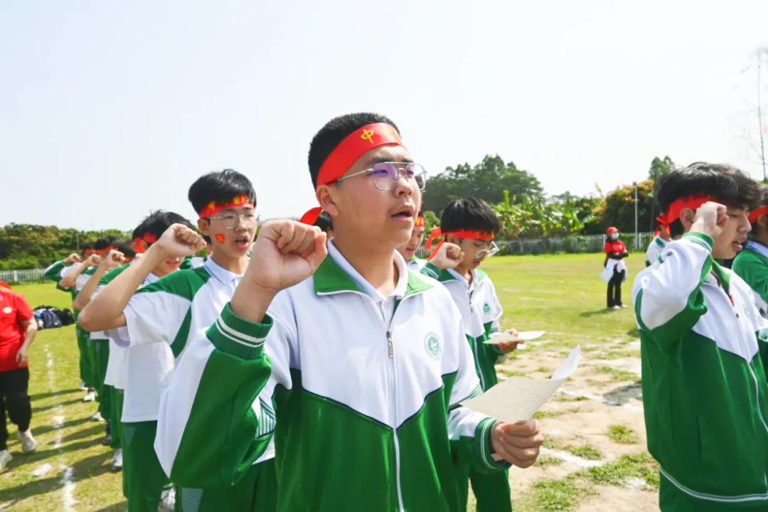 磨砺誓师扬斗志,励志扬帆冲中考—— 广州石化中学2024年初三百日誓师 第29张