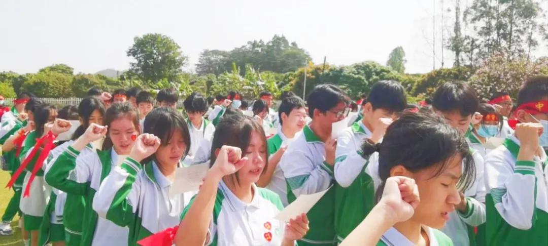 磨砺誓师扬斗志,励志扬帆冲中考—— 广州石化中学2024年初三百日誓师 第30张