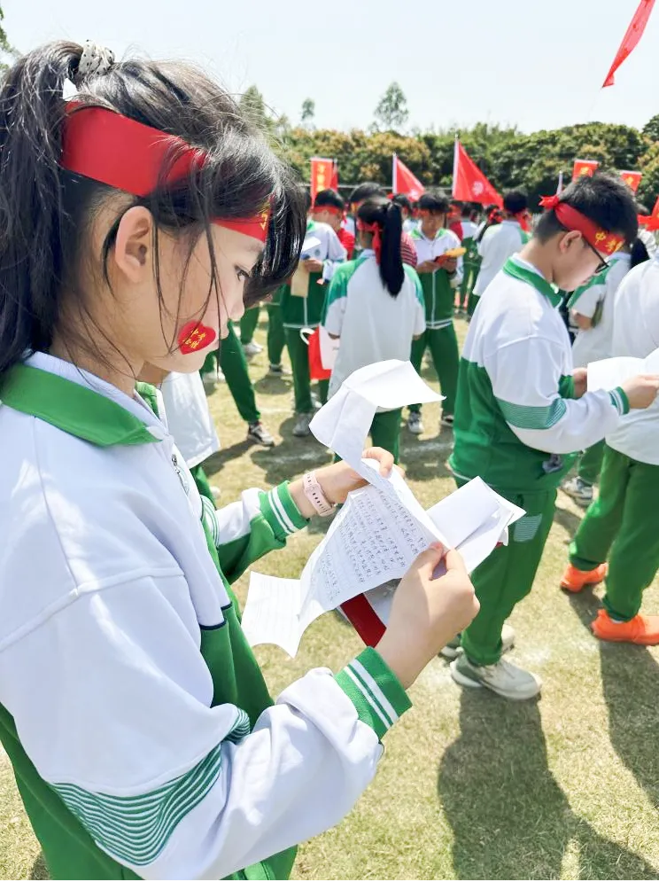 磨砺誓师扬斗志,励志扬帆冲中考—— 广州石化中学2024年初三百日誓师 第45张