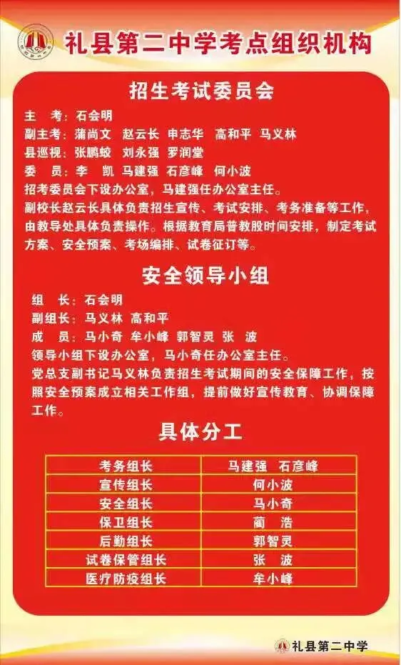 【中考须知】2021年中考礼县二中考点温馨提示-第4张图片-四季读书网