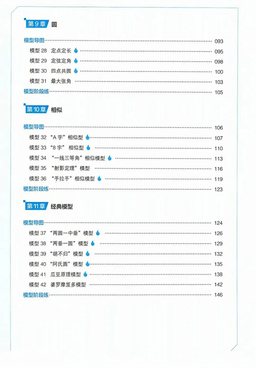 【中考几何提分】超赞!中考数学42个经典几何模型,一份笔记就搞定! 第31张