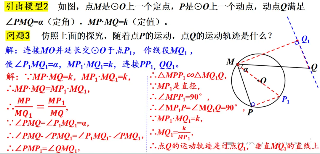 中考网红问题,定角定积(反演变换)模型 第3张