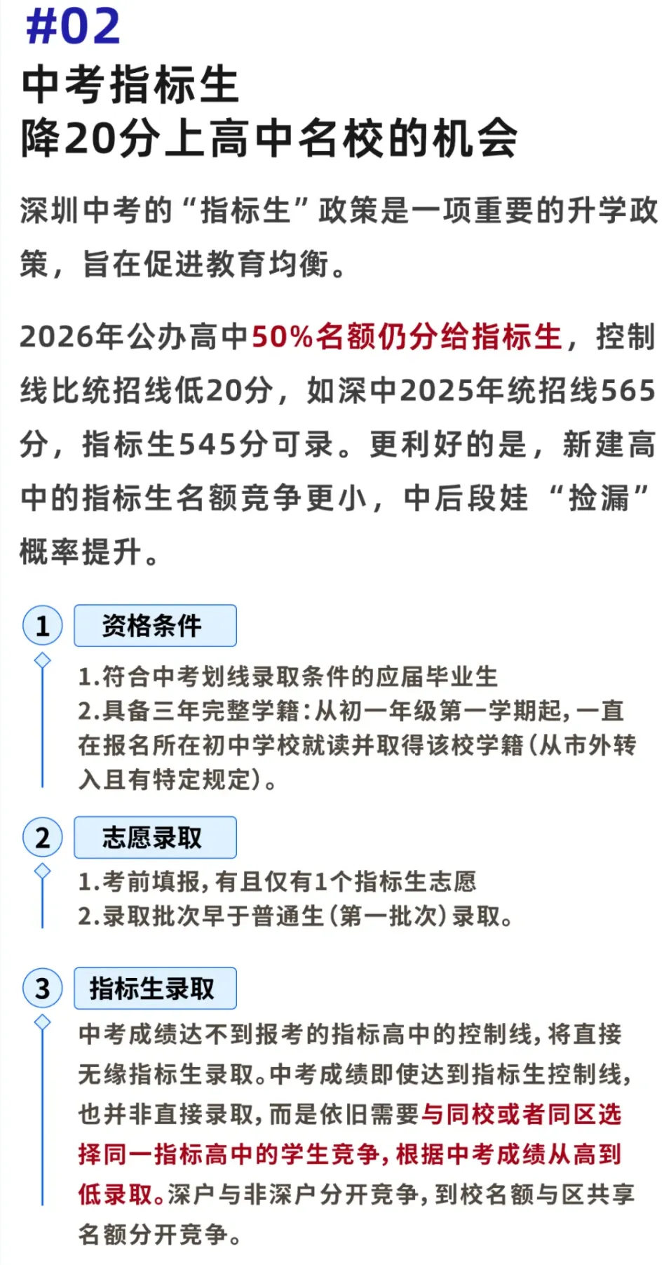 深圳初三家长朋友注意!深圳中考3大升学途径,提前了解让孩子提前规划!建议收藏! 第5张