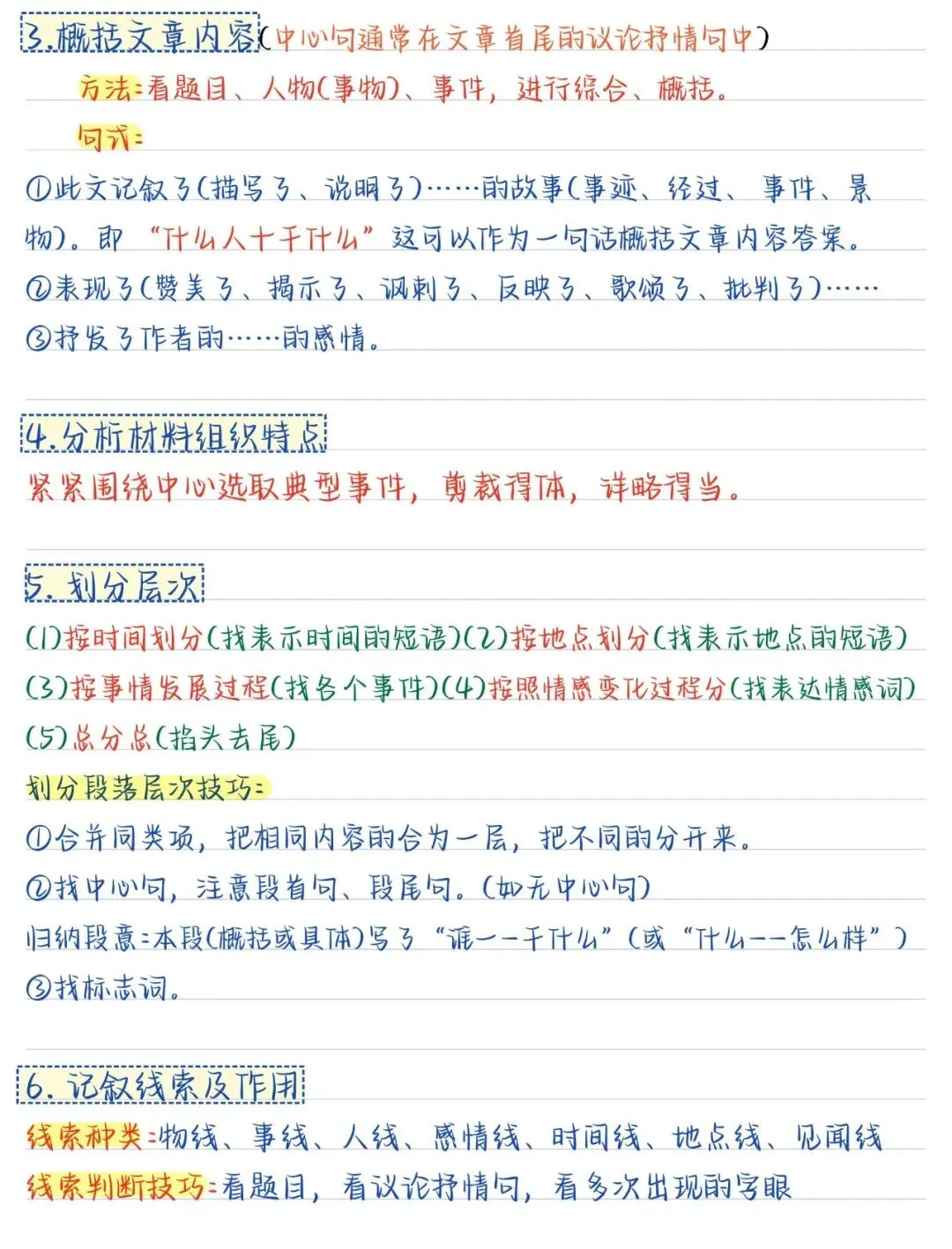中考语文阅读理解答题技巧 第2张