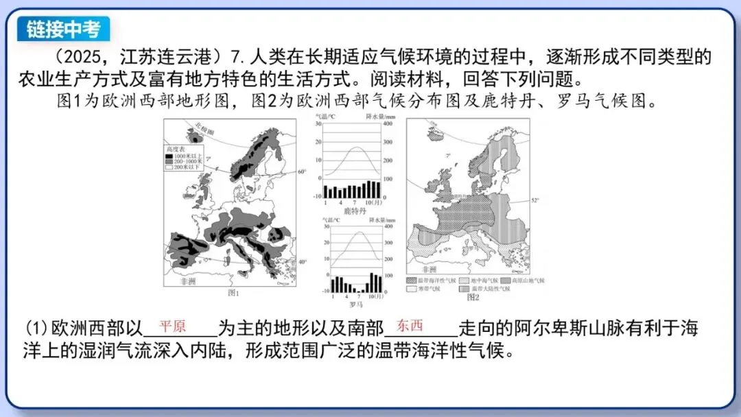 2026年中考地理复习专题九:认识地区(除湘教外通用版) 第53张 2026年中考地理复习专题九:认识地区(除湘教外通用版) 第53张