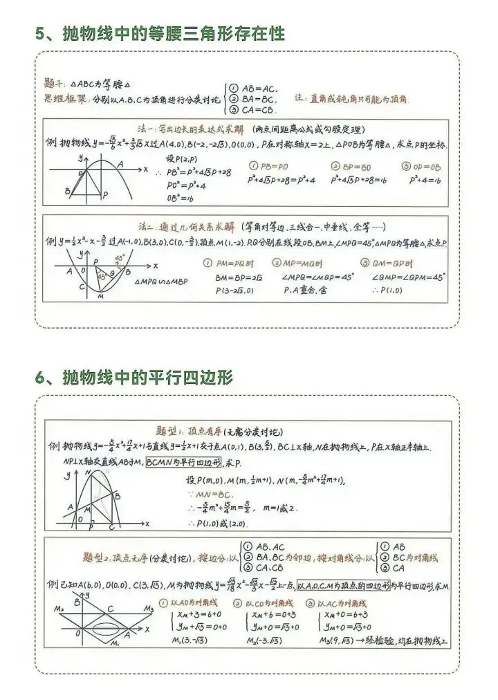 中考数学压轴题解题技巧(二次函数) 第3张