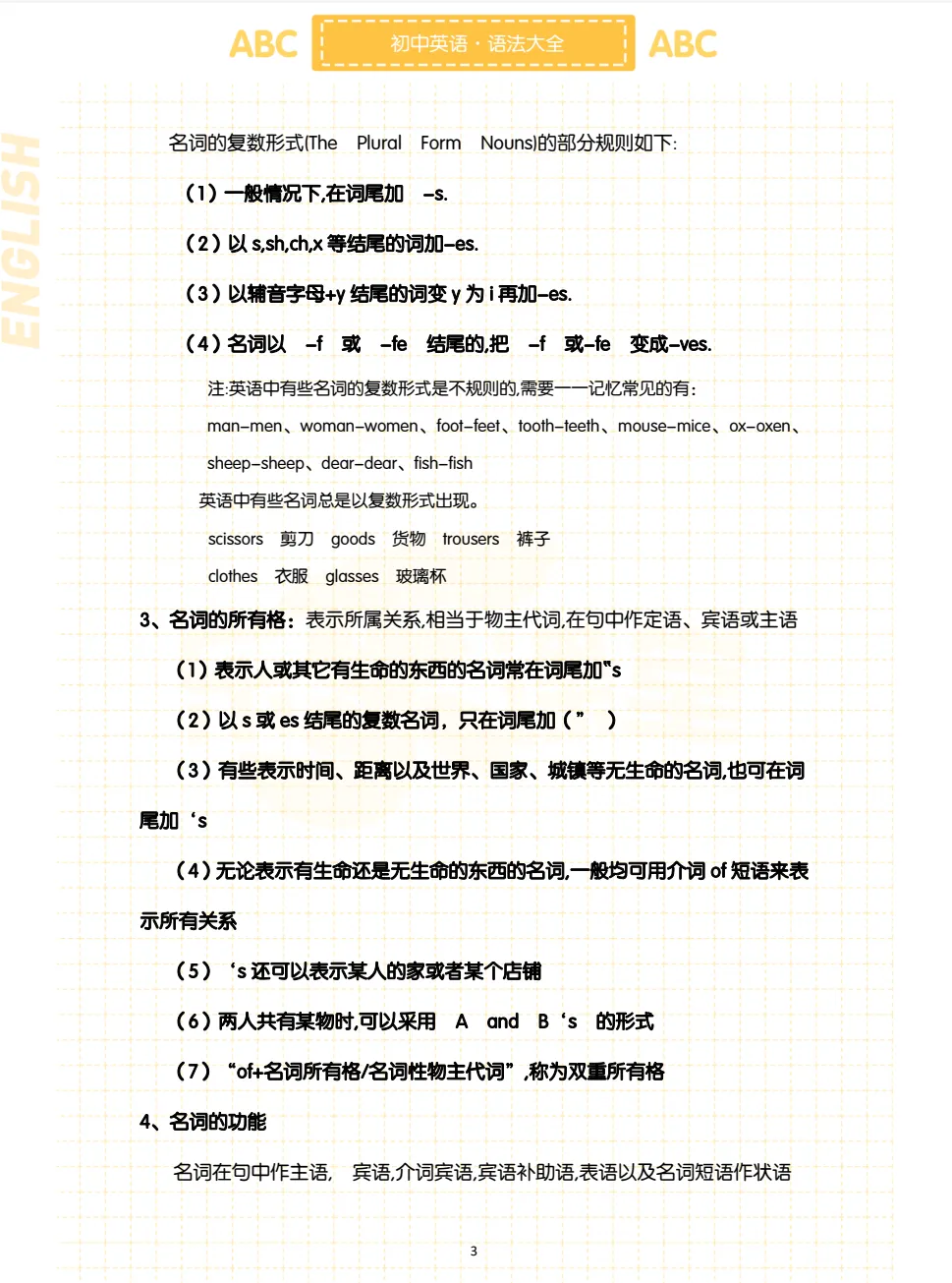 【中考】2026中考英语【核心短语+语法大全汇总+固定短搭配】可下载打印 第12张