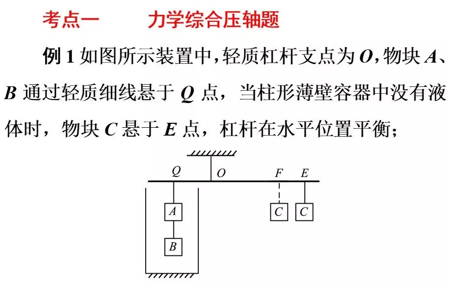 【专题突破】中考物理这9道经典压轴题,孩子物理考试拿高分没问题! 第4张 【专题突破】中考物理这9道经典压轴题,孩子物理考试拿高分没问题! 第4张