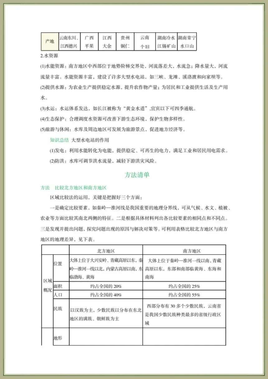 中考地理|2026年地理会考一轮复习学案知识梳理清单+专项习题(全国通用)电子版可下载打印 第4张