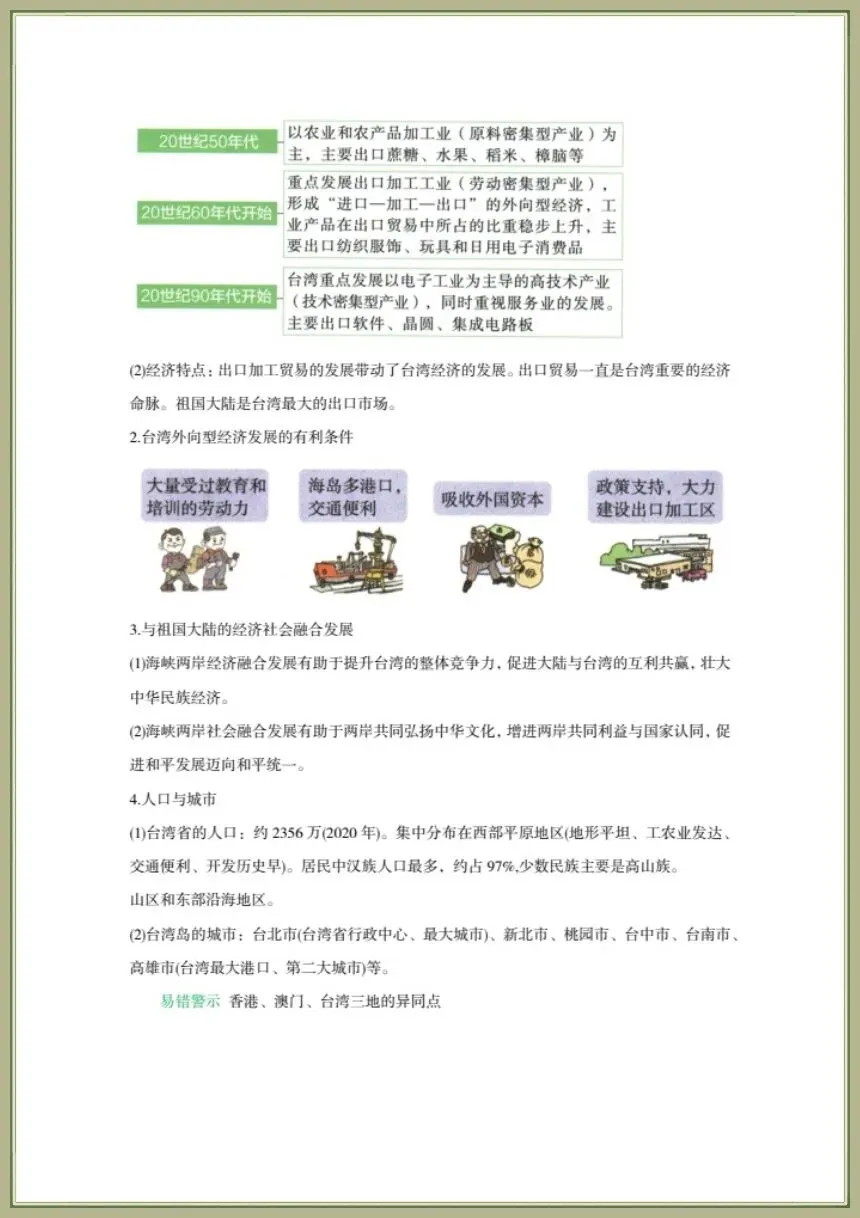 中考地理|2026年地理会考一轮复习学案知识梳理清单+专项习题(全国通用)电子版可下载打印 第17张
