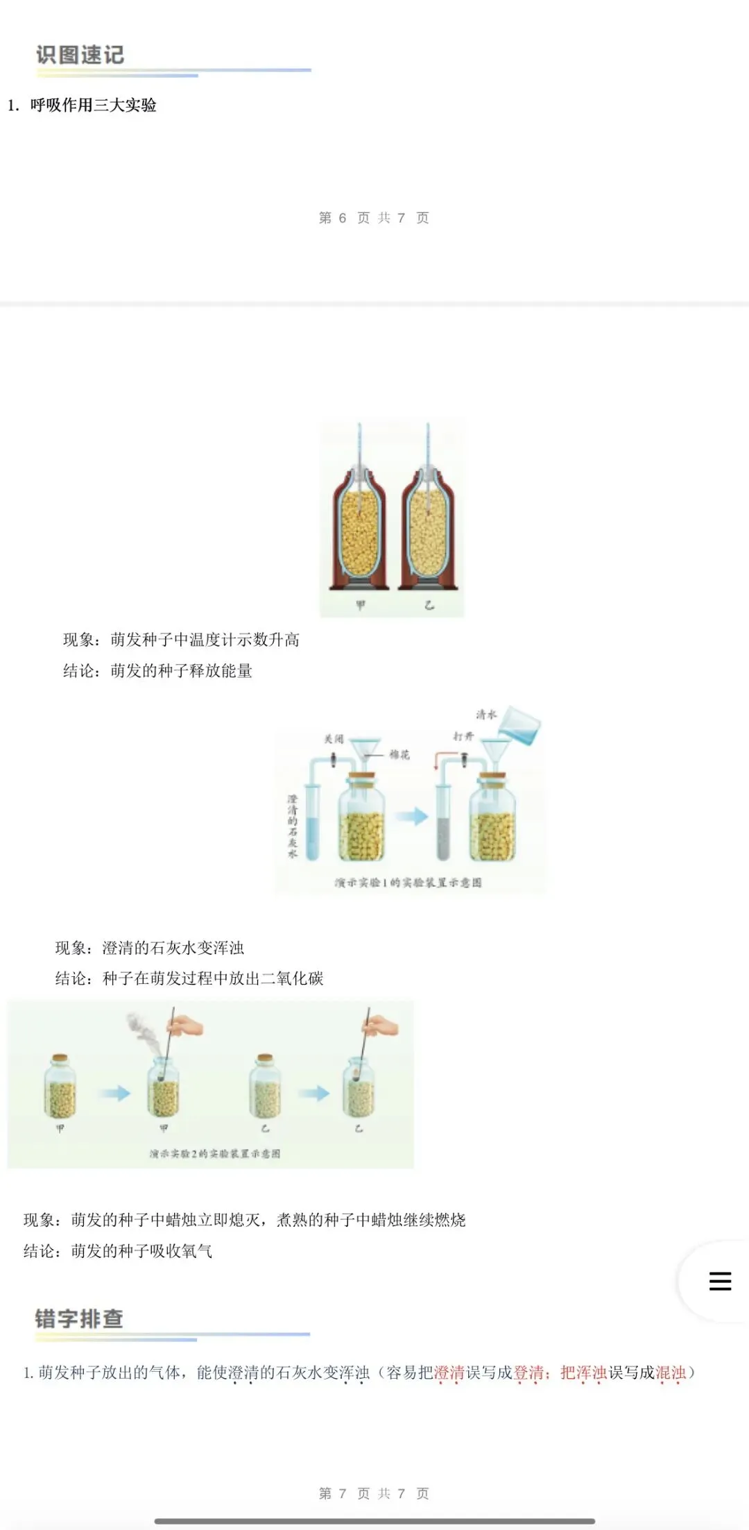 2026年中考生物:一轮复习讲义+专项训练+综合检测64个专题含答案详解(全国通用)完整word版文档可下载打印 第11张
