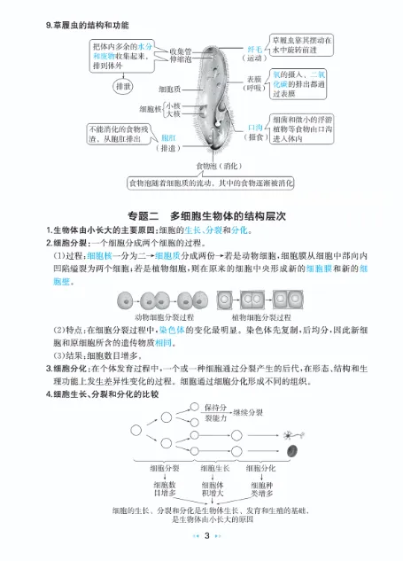 初中生物:核心知识速记手册,中考必备(可下载电子版) 第6张 初中生物:核心知识速记手册,中考必备(可下载电子版) 第6张