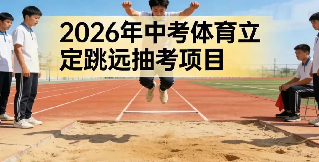 我市2026年中考体育抽考项目确定 立定跳远入选 第1张