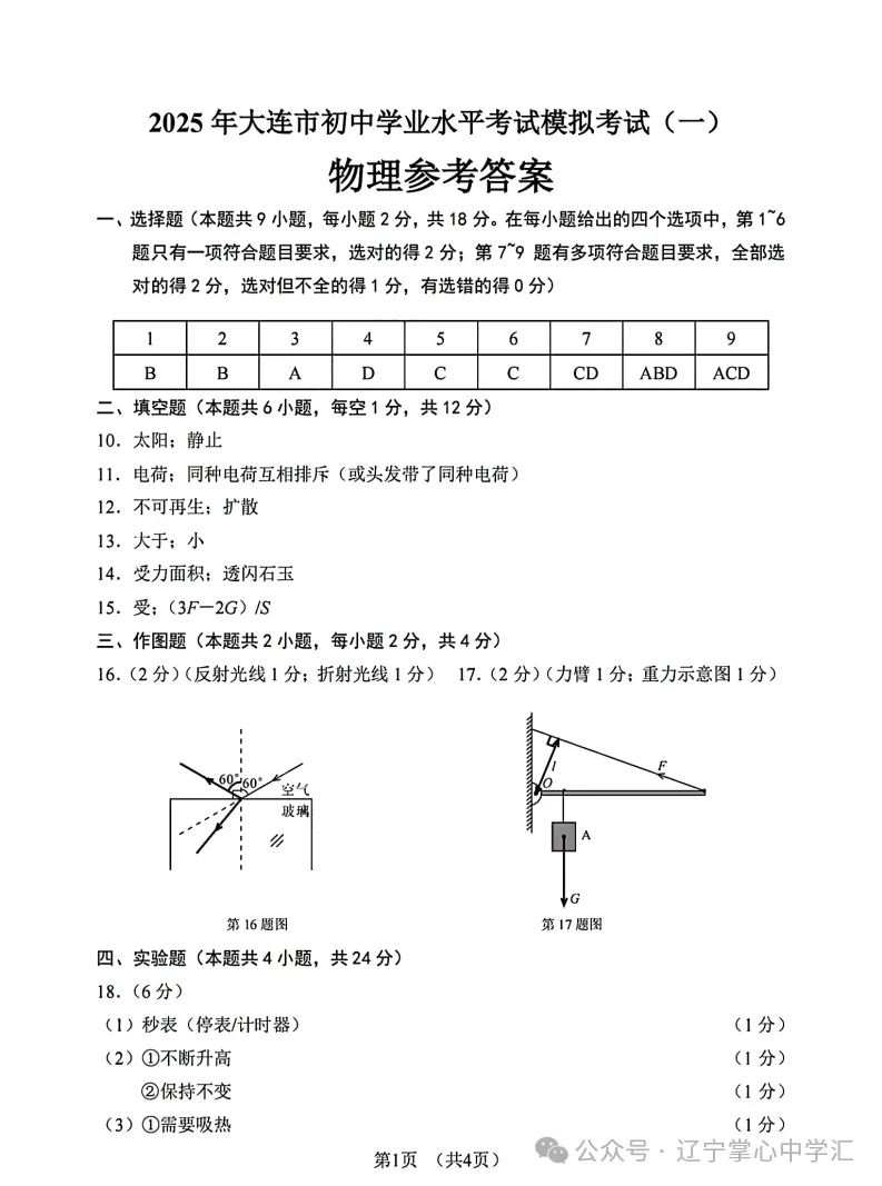 2025年大连中考一模+二模全科试卷(含答案),速速收藏→ 第45张 2025年大连中考一模+二模全科试卷(含答案),速速收藏→ 第45张