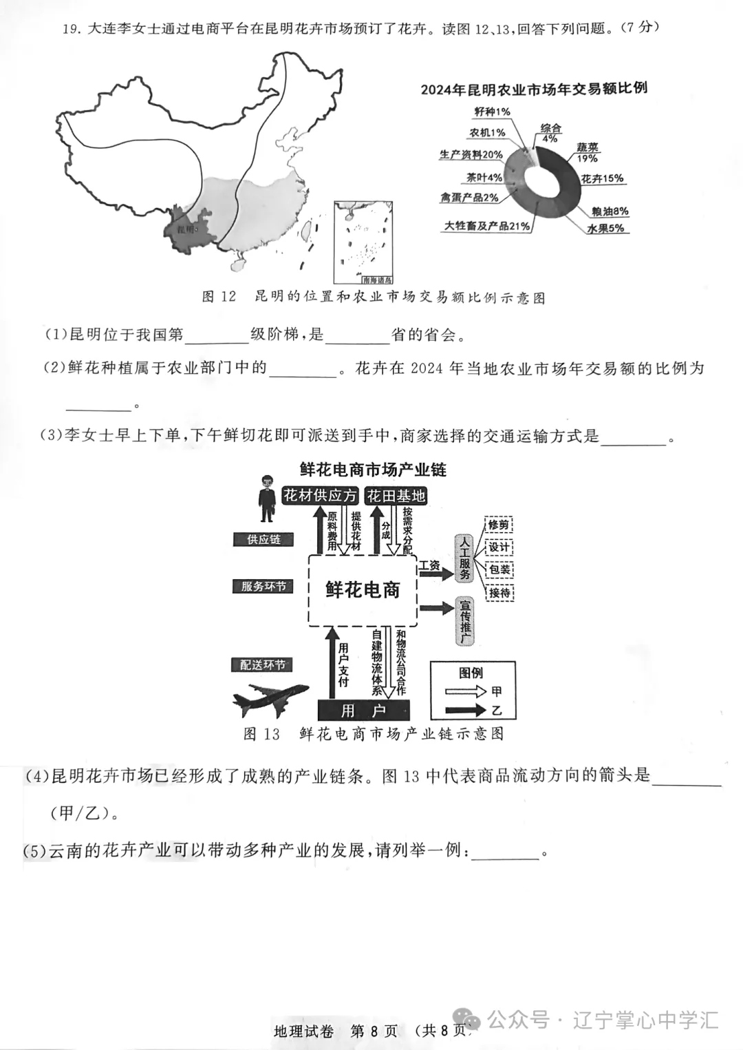 2025年大连中考一模+二模全科试卷(含答案),速速收藏→ 第84张 2025年大连中考一模+二模全科试卷(含答案),速速收藏→ 第84张