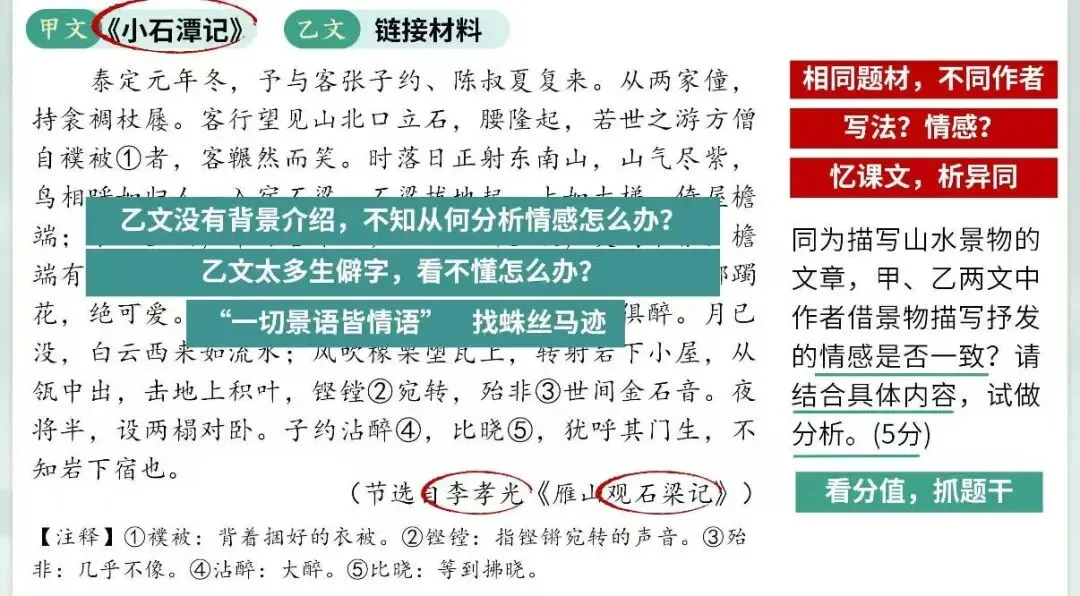 助力·同行丨中考专项复习之古文阅读(三) 第24张