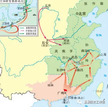 中考历史备考:地图、历史图片类选择题答题技巧 第2张