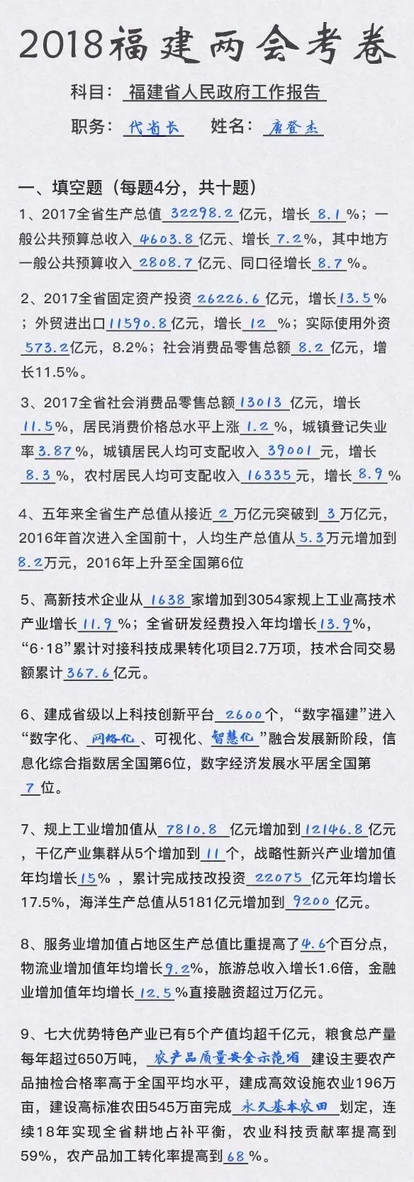 这是福建代省长的试卷,请您阅卷! 第4张 这是福建代省长的试卷,请您阅卷! 第4张