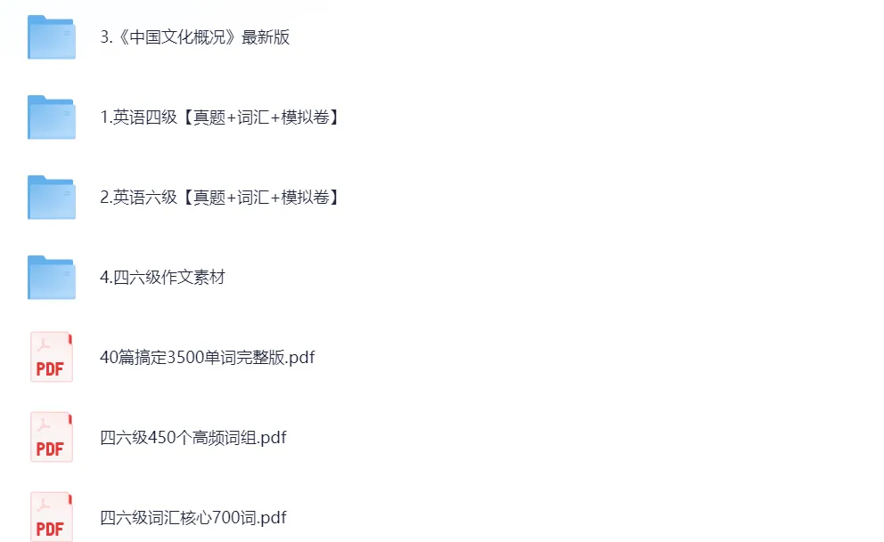 近10年四六级真题试卷+答案解析PDF电子版 第4张