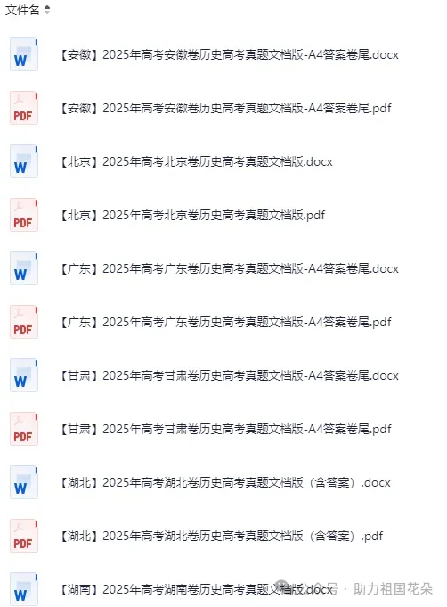 【高考合集】2025年高考试卷真题【全科】(全国各省市)试卷及答案解析汇总(含历年,pdf可下载) 第8张