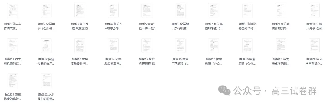 高中试卷:2025年高考化学二轮精准考点---二十二大专项专题各个突破(纯净word版+纯净PPT讲义)(完整版) 第5张