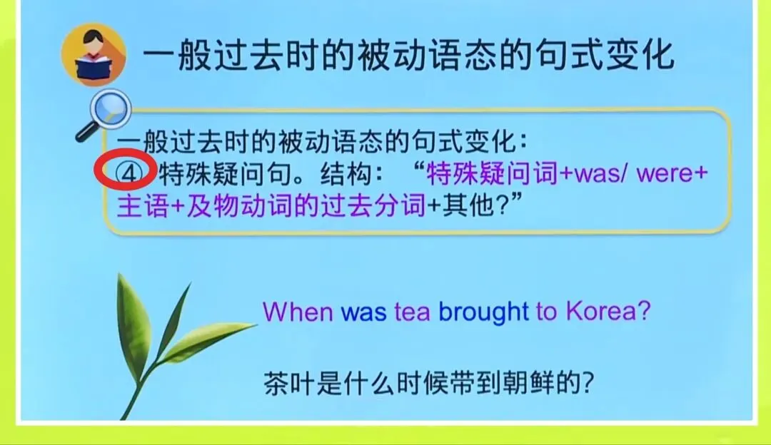 中考考点:Unit6 一般过去时的被动语态和情态动词的被动语态 第4张