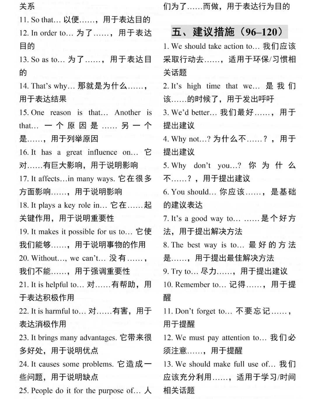 中考必背:2026中考英语一定要背的重点短语、高频词汇、词汇变形 第9张