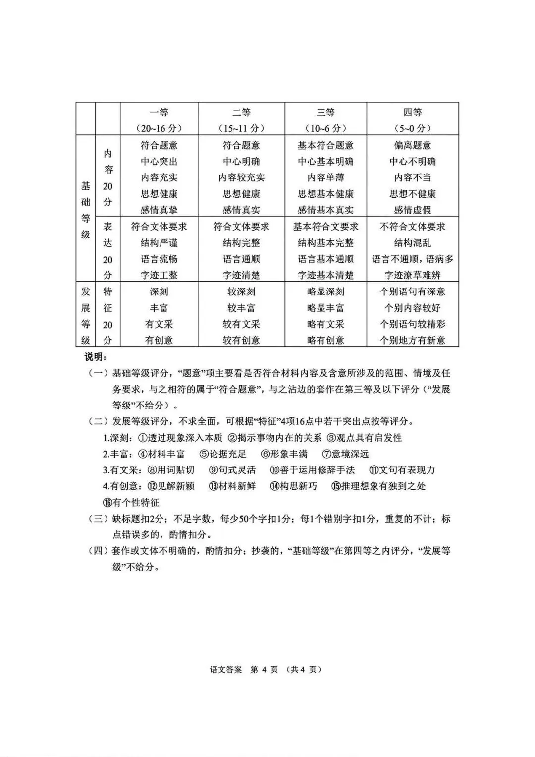 2026年高三年级第一次模拟考试试题语文试卷+答案 第10张