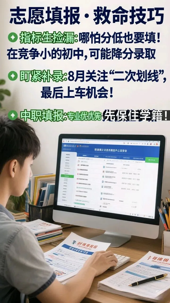 中考分数不理想?别只盯着普高!这4条“逆袭”路径更香! 第8张 中考分数不理想?别只盯着普高!这4条“逆袭”路径更香! 第8张