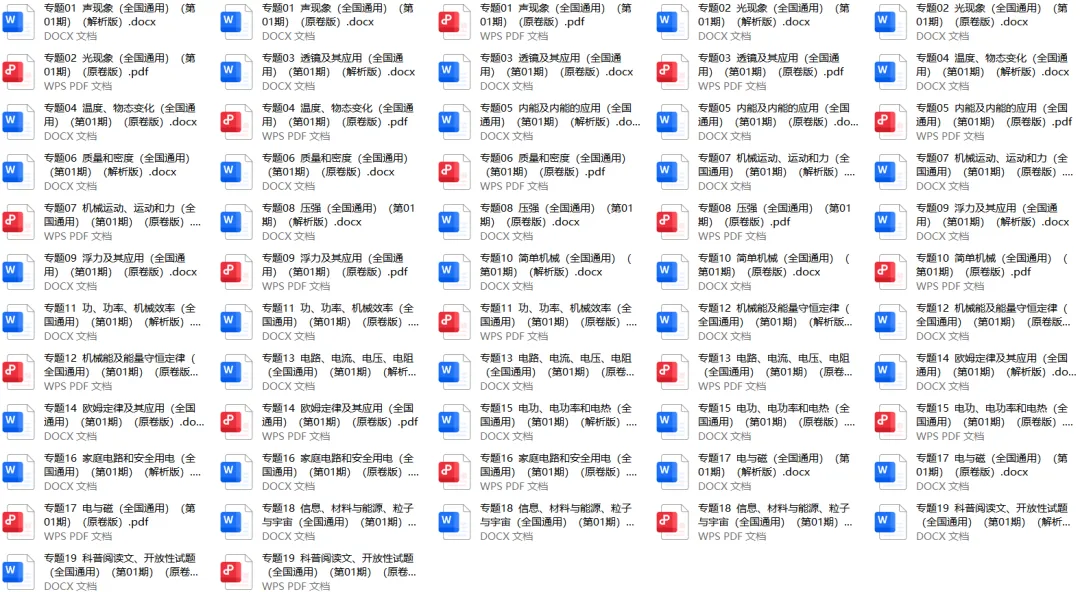 【真题分类】2025年中考物理真题分类汇编(2026通用版) 第2张 【真题分类】2025年中考物理真题分类汇编(2026通用版) 第2张