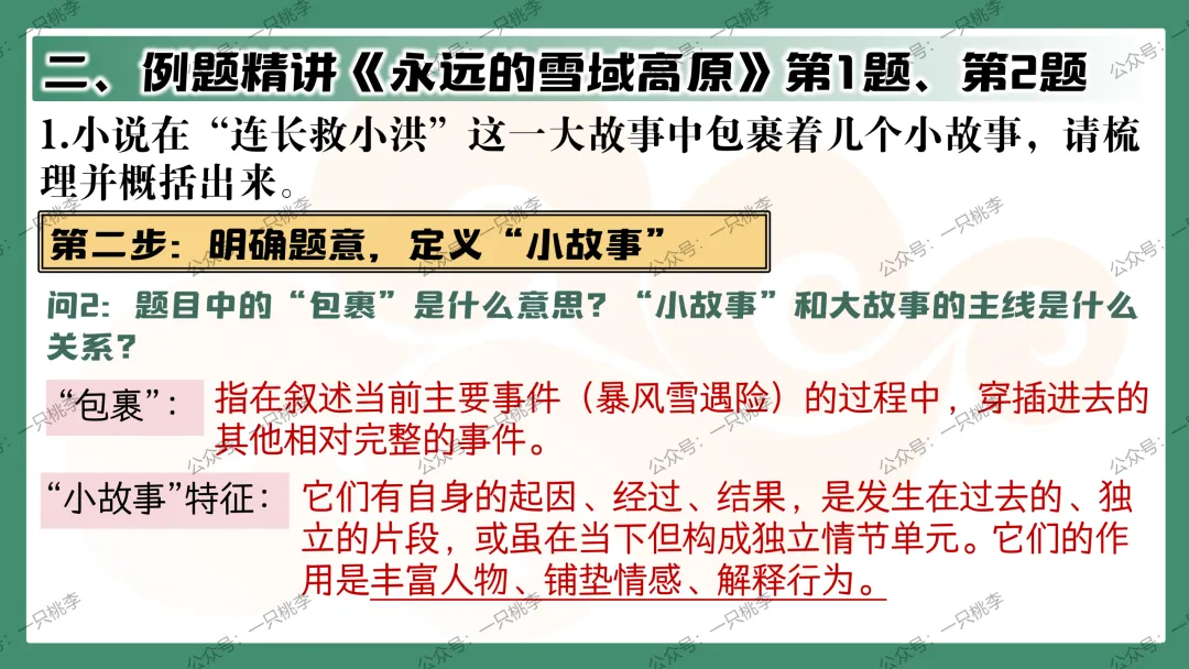 中考复习 | 中考语文小说阅读理解专题二:情节作用 第55张 中考复习 | 中考语文小说阅读理解专题二:情节作用 第55张