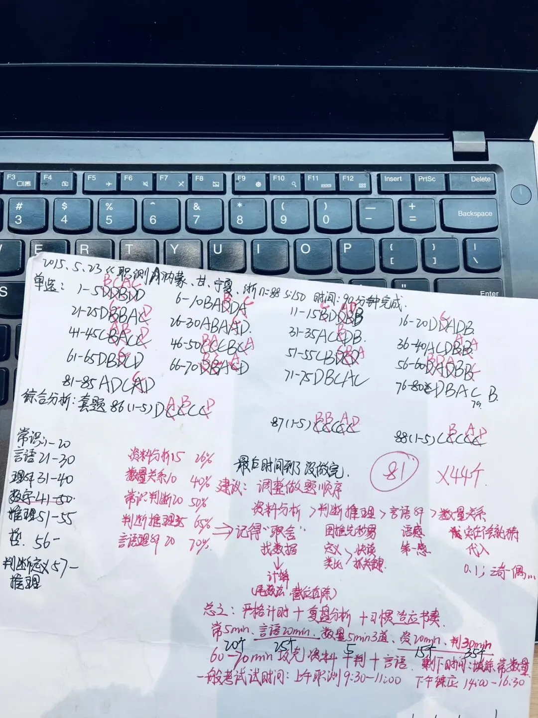 事业单位·《职测》真题——2015年5.23内蒙古、甘肃、宁夏、浙江 【职业能力倾向测验A类】 第5张 事业单位·《职测》真题——2015年5.23内蒙古、甘肃、宁夏、浙江 【职业能力倾向测验A类】 第5张