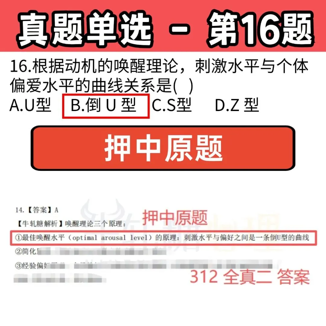 26心理学考研312学硕统考 | 最全真题+答案解析 第13张