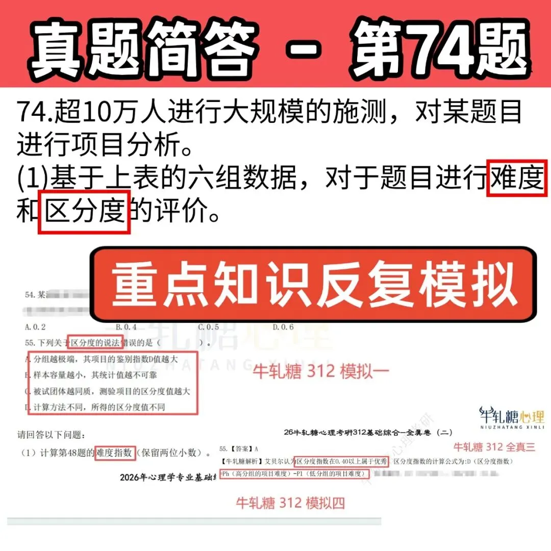 26心理学考研312学硕统考 | 最全真题+答案解析 第47张