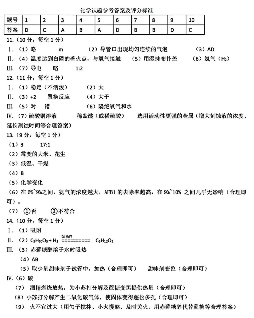 【试卷/初三下】2025-2026辽宁本溪实验九下3月化学(含答案)可下载 第9张 【试卷/初三下】2025-2026辽宁本溪实验九下3月化学(含答案)可下载 第9张