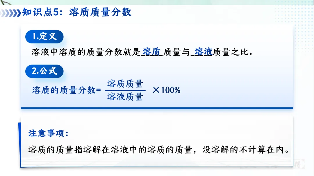 F620 一轮复习 备战中考2026 优质课资源包 初中化学《专题复习---第九单元 溶液》课件PPT+教学设计Word 第39张