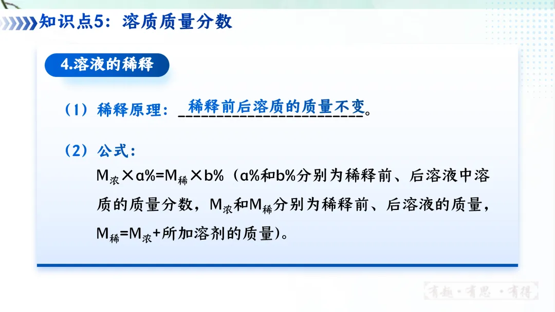 F620 一轮复习 备战中考2026 优质课资源包 初中化学《专题复习---第九单元 溶液》课件PPT+教学设计Word 第41张