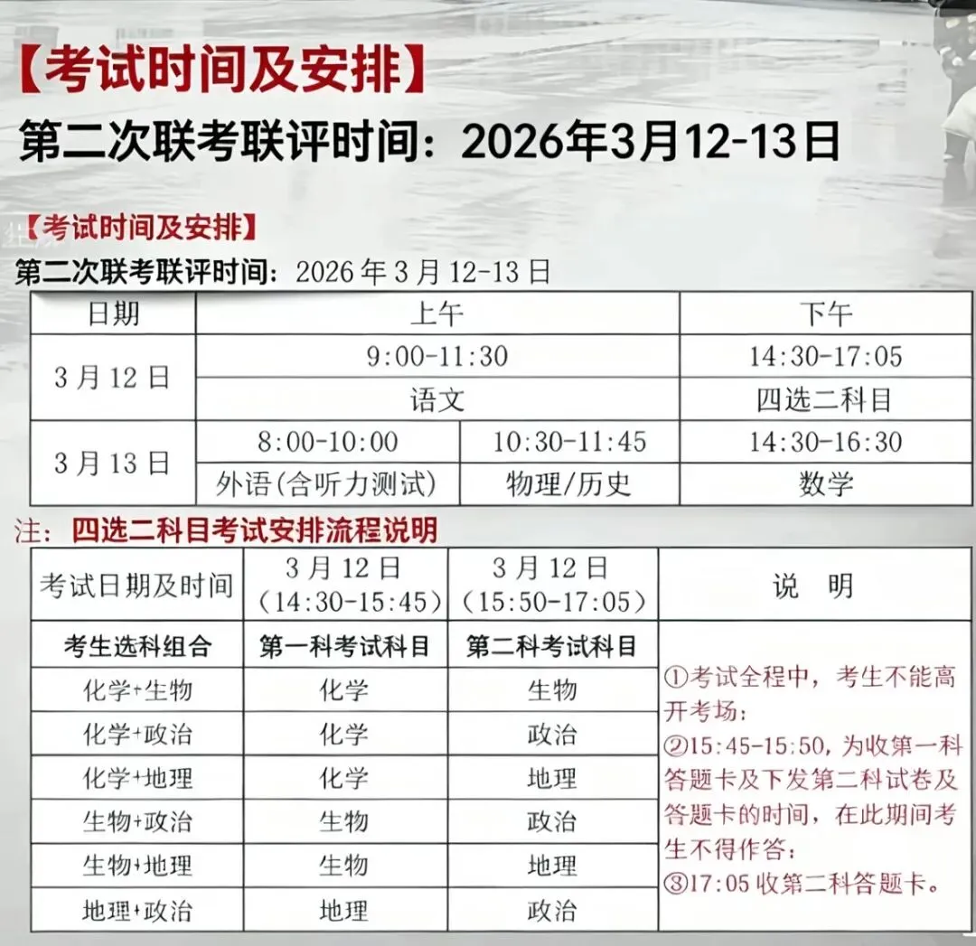 【试卷+答案】湖南省九校联盟2026届高三第二次联考全科试卷汇总! 第2张