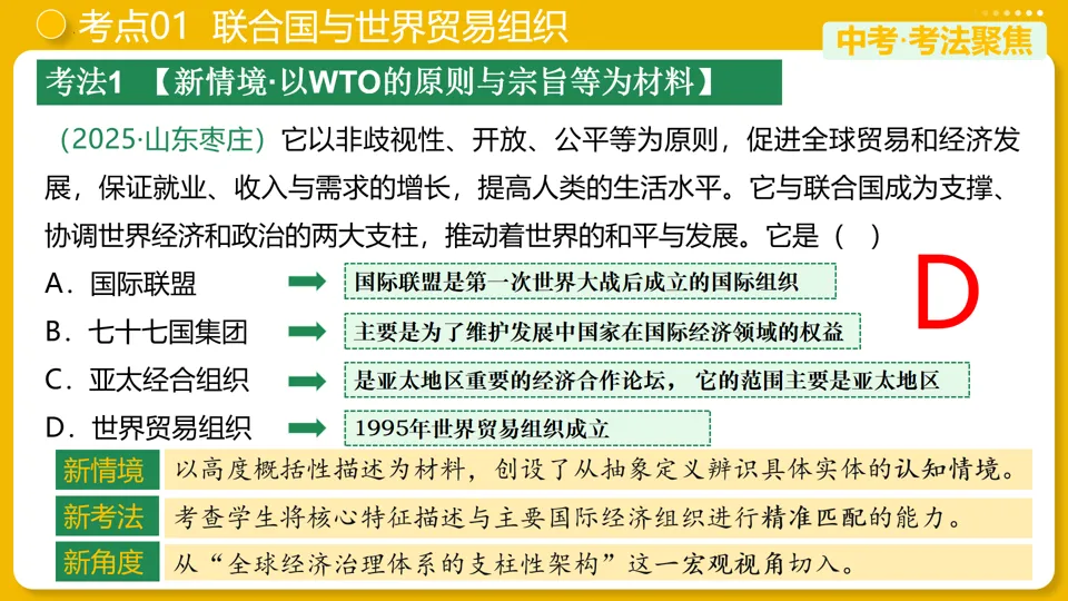【中考复习】|专题32:走向和平发展的世界 第12张