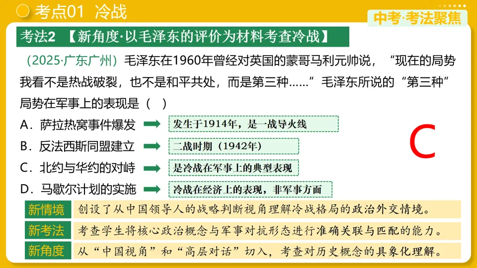 【中考复习】|专题31:二战后的世界变化 第12张