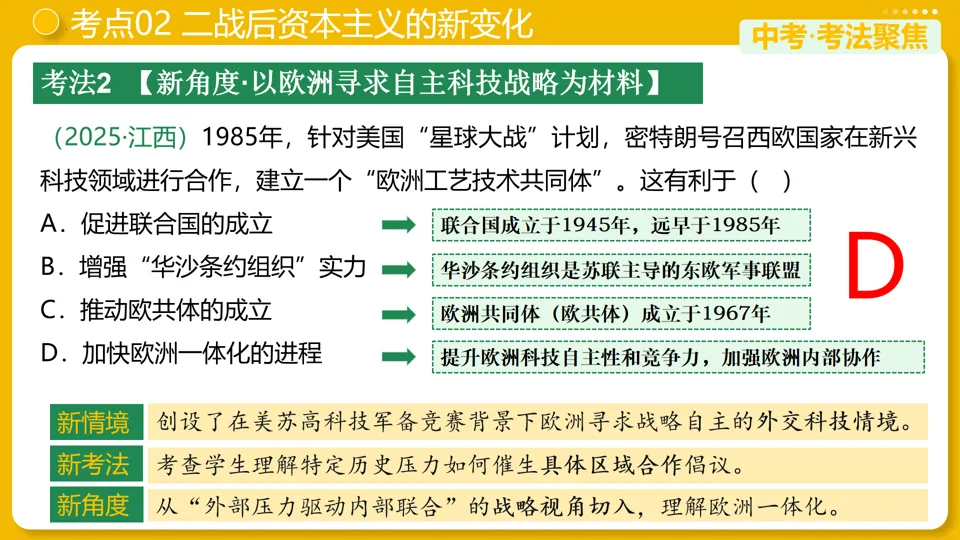 【中考复习】|专题31:二战后的世界变化 第16张