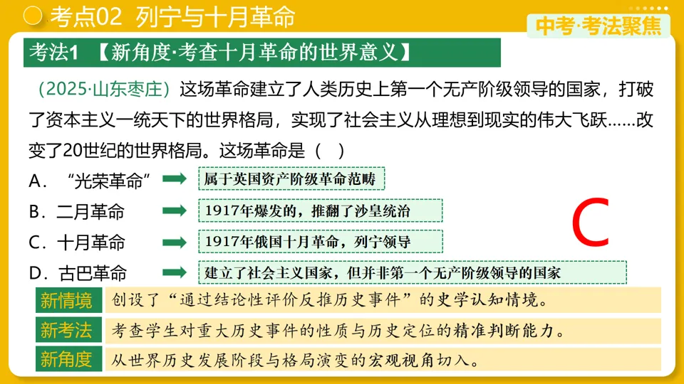 【中考复习】|专题29:第一次世界大战和战后初期的世界 第14张