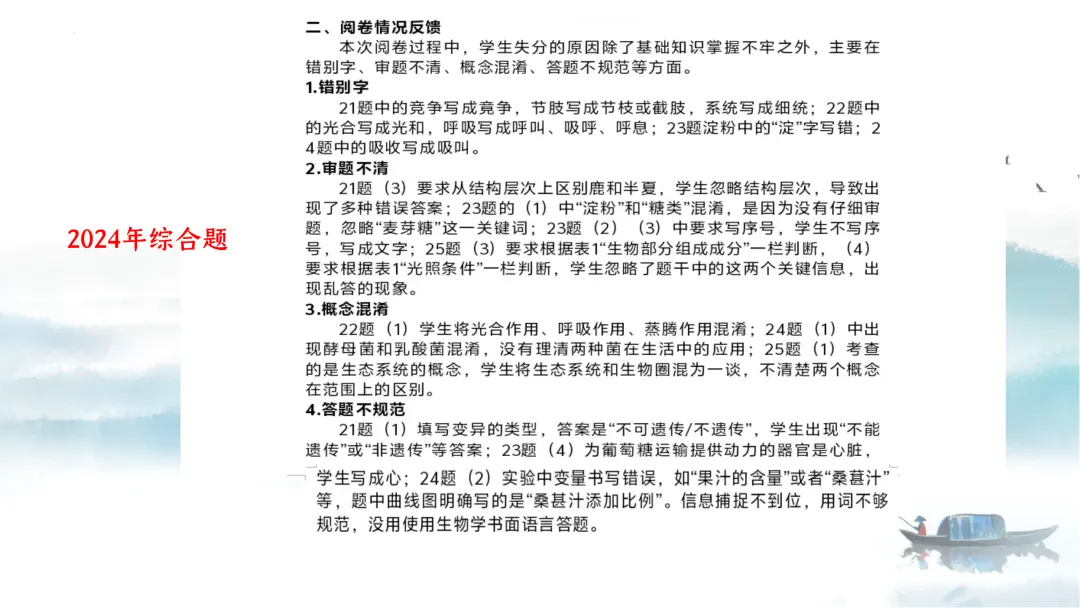 SK226 初中生物 中考讲座资源《析标研题固根基,聚焦热点强素养 ----2026年初中生物复习备考分析》讲座课件PPT+ 文字稿Word 第12张